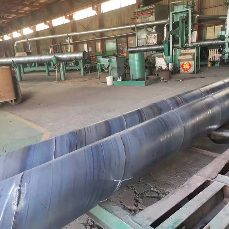 SSAW ASTM A252 Standard Carbon Spiral Steel Tube Welded Pipes for Bridge Port Constructions