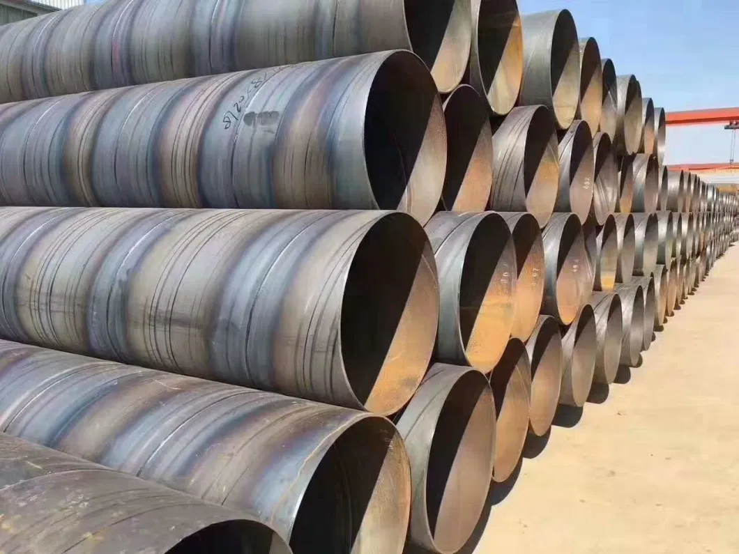 Hot Sale S275 S355 SSAW 3PE Spiral Welded Steel Pipes for Gas and Oil