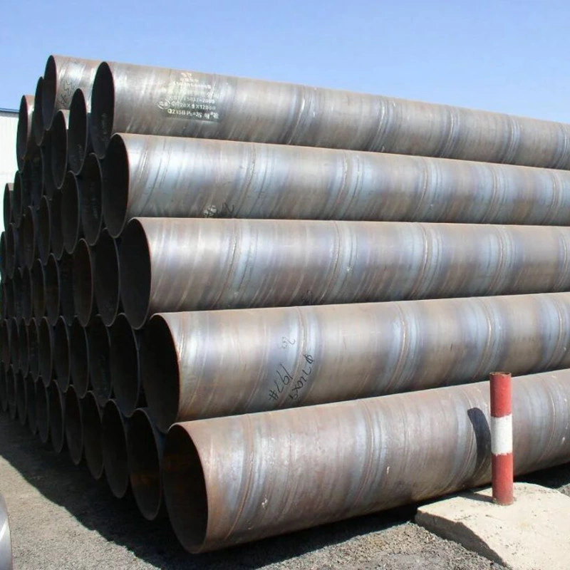 SSAW ASTM A252 Standard Carbon Spiral Steel Tube Welded Pipes for Bridge Port Constructions