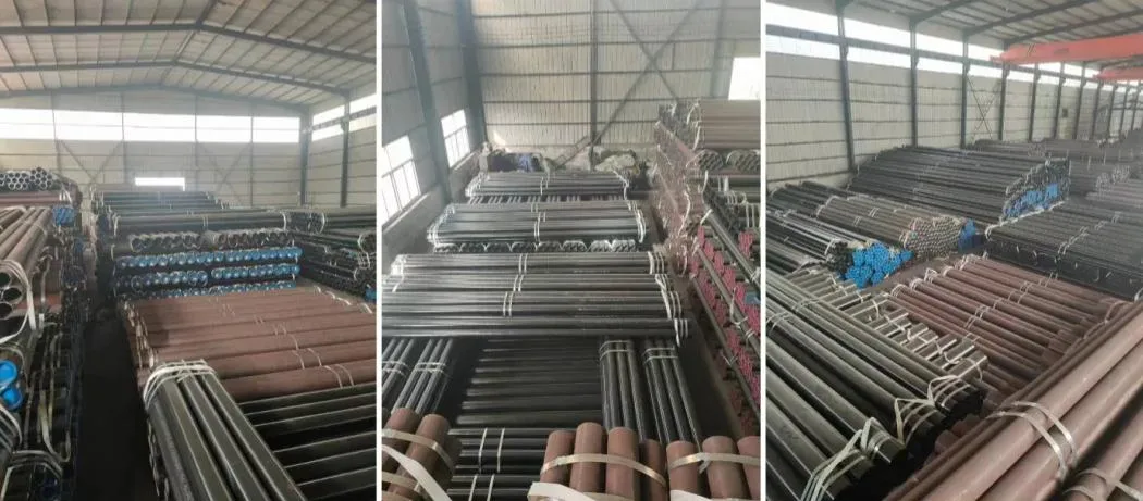 Large Quantity Available ASTM A106 A53 API 5L X42-X80 Oil and Gas Carbon/Mild Steel Seamless Pipe Ms Iron Black Hot Rolled/Cold Drawn Welded Steel Pipeline Tube