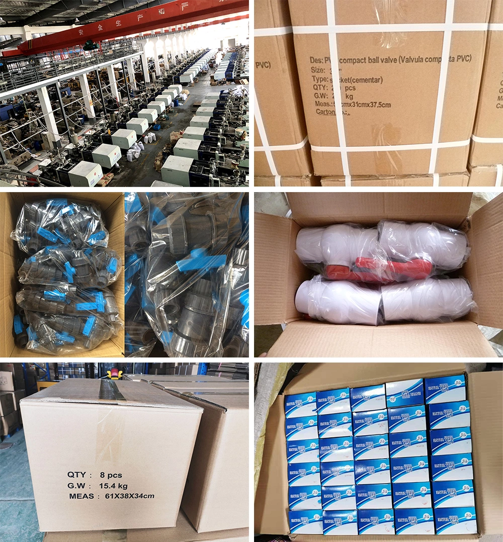 Hot Sales 1/2inch to 4inch China Ball Valve Manufacturers PP Double Union Ball Valve PP Safety Valve Also Have Pipe Fittings Irrigatioin