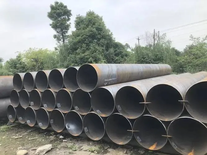 Water Gas Transport Large Size 508mm 610mm SSAW Spiral Welded Carbon Steel Pipe