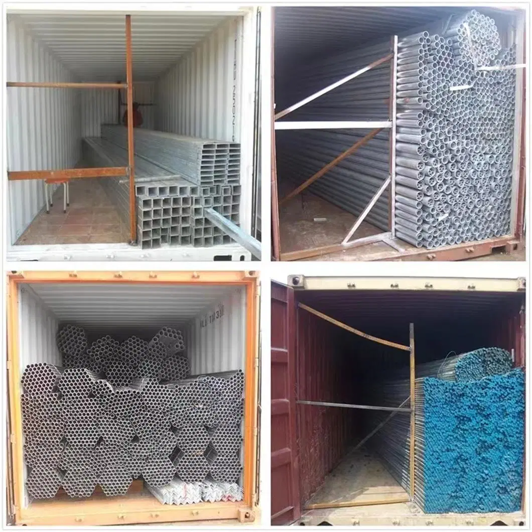 ASTM A53 Welded ERW Pipes Mild Low Carbon Round Galvanized Steel Tubes 2 Inch Galvanized Pipe