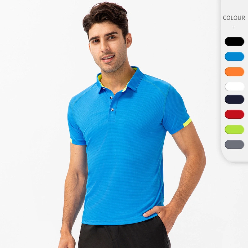 Quick Dry Golf Clothes Collar T-Shirts Private Label Unisex Polo Tees