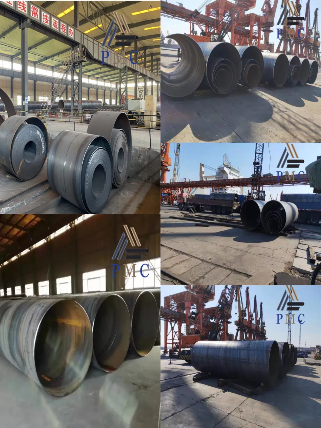 API 5L Gr. B Psl1 SSAW Water and Gas Steel Pipe Large Size Spiral Welded Steel Pipe Manufacturer