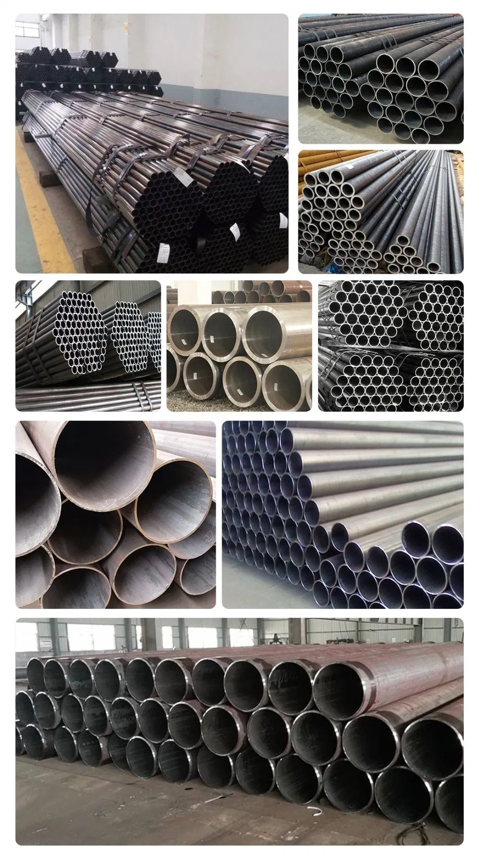 50mm ERW/Welded/Seamless High/Low/Mild Carbon Steel Pipe