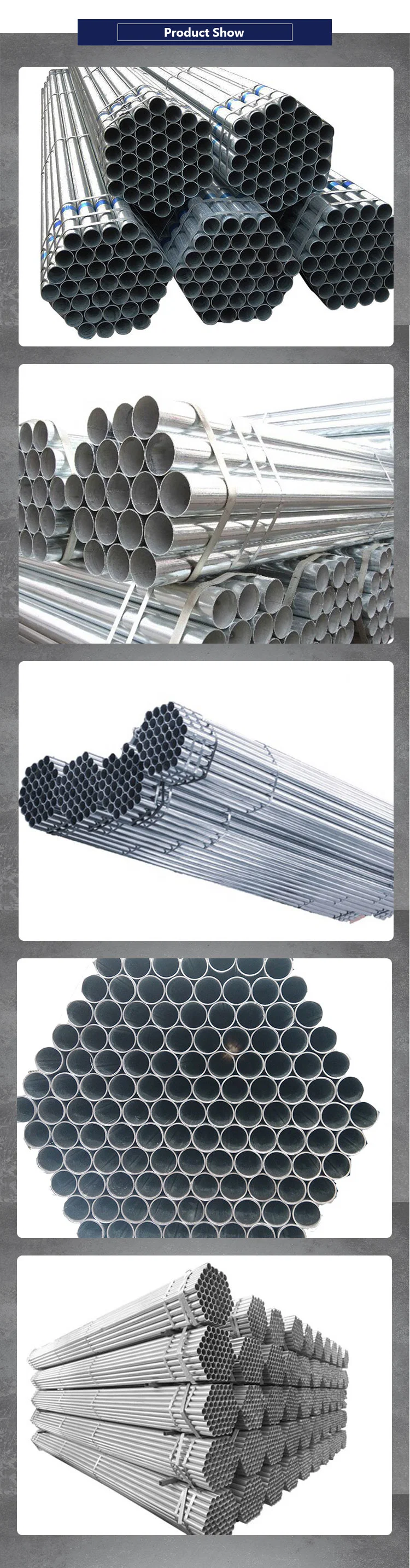 ASTM A252 High Quality Seamless Steel Iron Galvanized Pipe Carbon Steel Pipe Tube Price