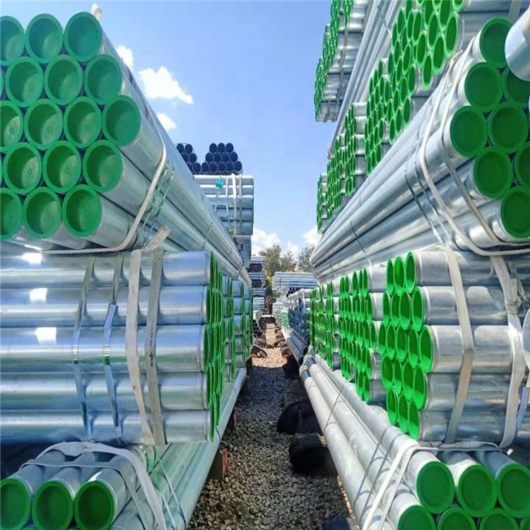 Hot DIP Galvanized Round Steel Pipe / Gi Pipe Pre Galvanized Steel Pipe Galvanized Tube for Construction