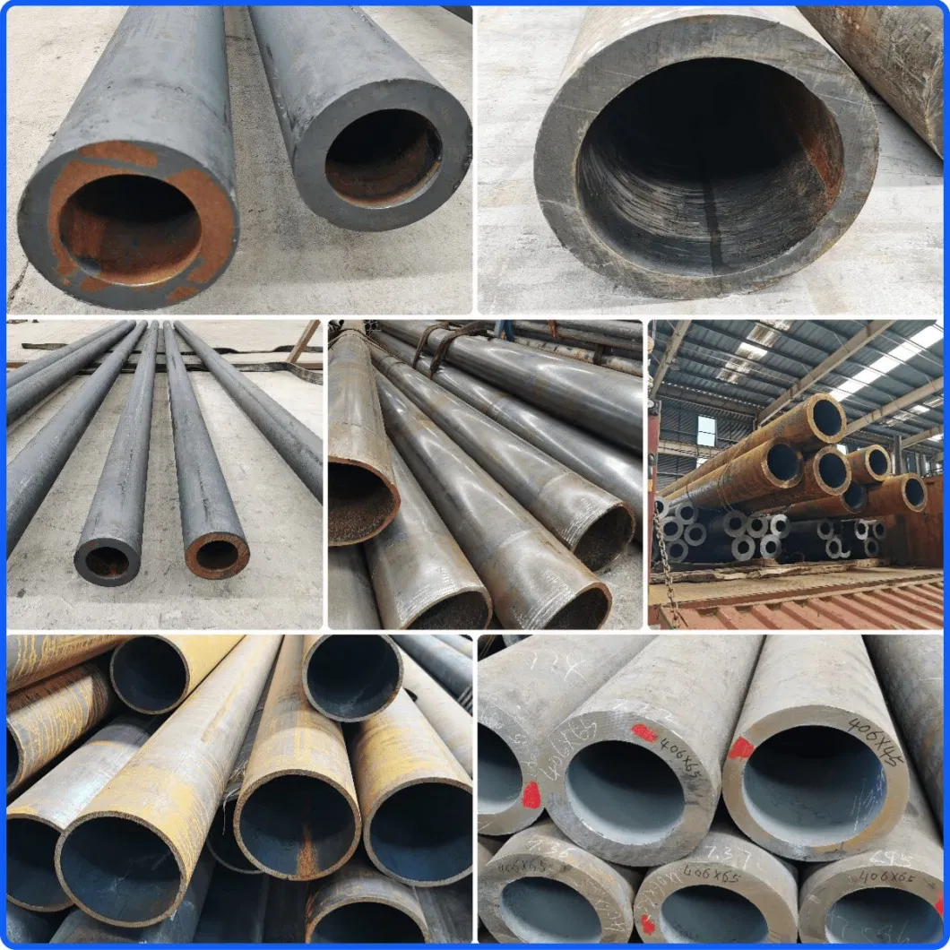 Hydraulic Cold Drawing with Inner Core Rod DIN 1629 St52 St37 St42 Round Square Rectangular Special Shape Hollow Sections Pickling Bks Seamless Steel Tube