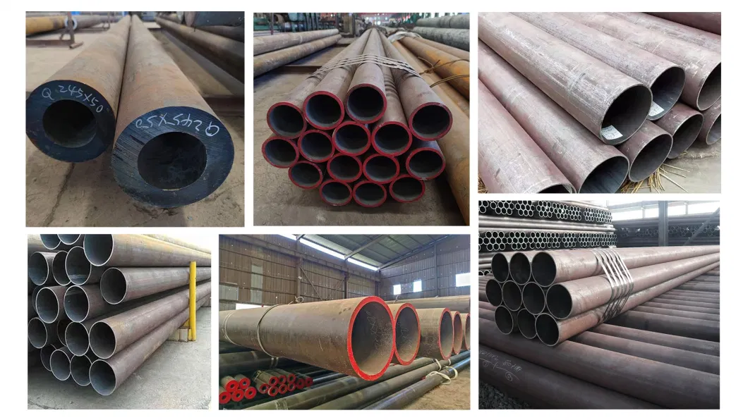 High Precision and Quality St52, St35, St42, St45 LSAW ERW Ms CS Line Welded Seamless Carbon Steel Pipes