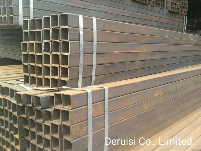 Square Rectangular Seamless Carbon Steel Pipe Tube ERW SSAW LSAW ASTM A106/API 5L Gr. B Sch40 Sch80