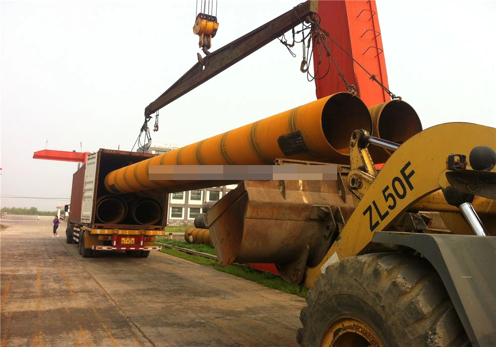 Spiral Pipe Big Size Offshore Construction ASTM A252 Piling Steel Pipe