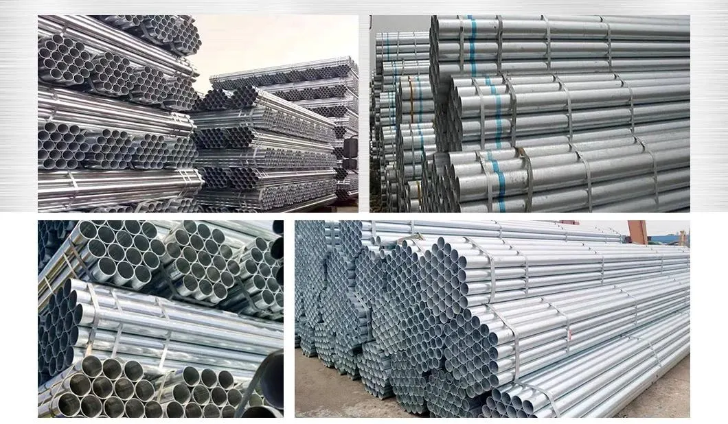 Industrial Greenhouse Gi Tube Swaged End Galvanized Steel Pipe