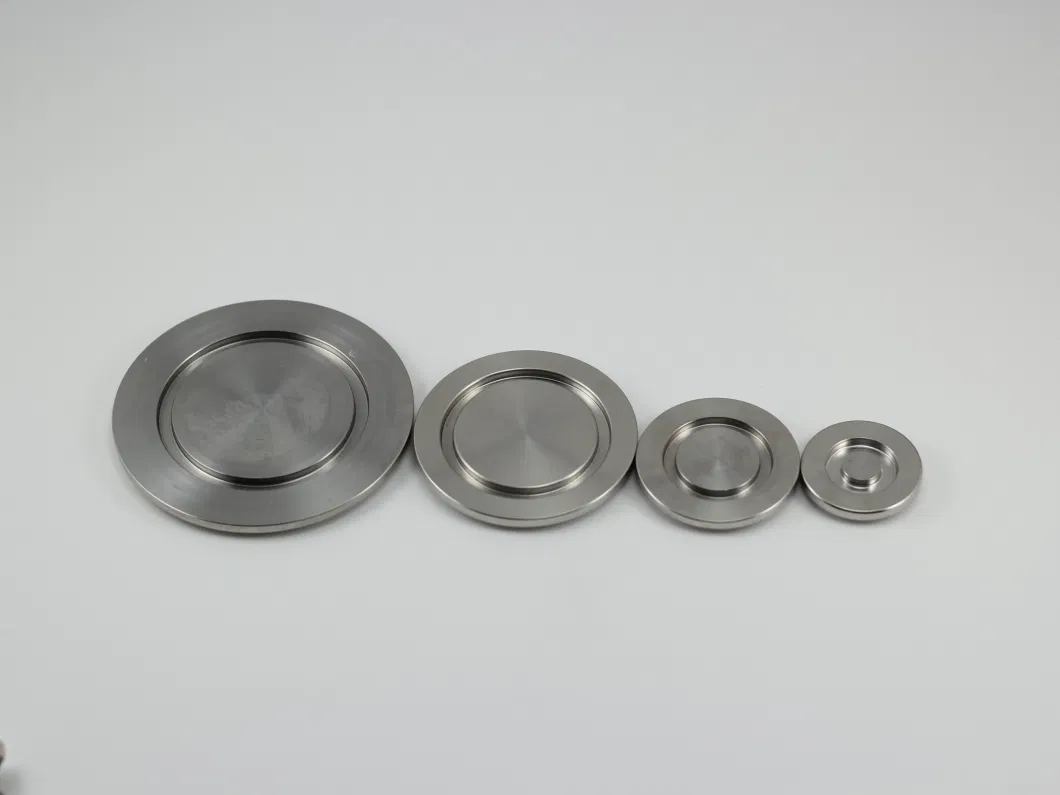 OEM Vacuum SS304 Stainless Steel Fkf16/25/40/50 Kf Blind Blank Flanges for Semiconductor