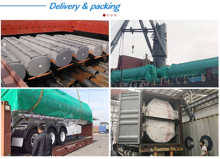 45000 Liters Fuel Tanker Trailer Price Fuel Tank Trailer for Sale