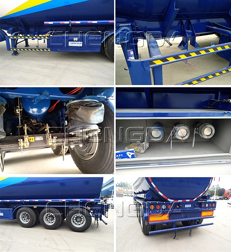 Tri-Axle 45000 Liters Diesel Oil Fuel Tanker Tank Semi Trailer