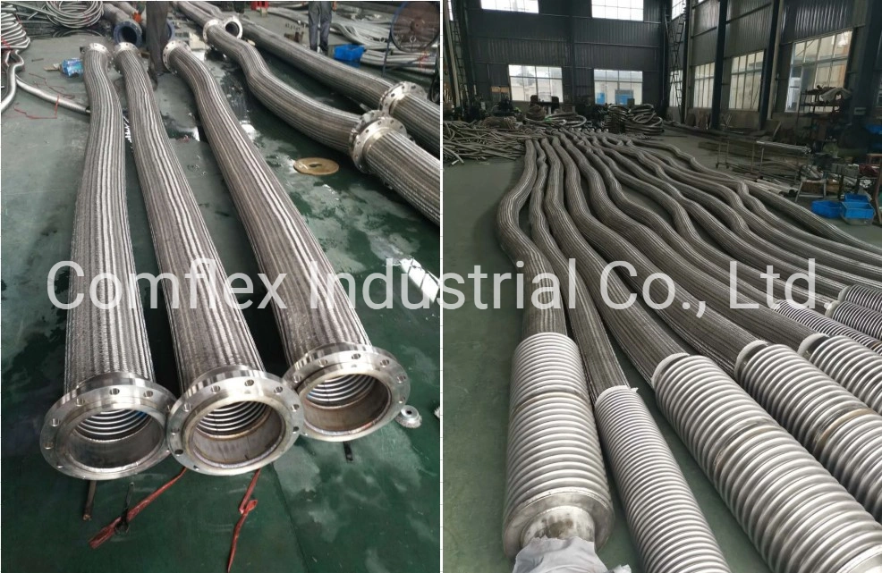 Different Size Wire Braided Stainless Steel Corrugated Flexible Gas Connection Metal Flex Hose