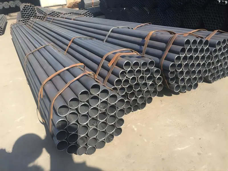 Seamless Pipe Factory Supply API 5L ASTM A106 A53 Grade B Sch40 Oil and Gas Pipeline Hot Rolled Carbon Steel Pipe Black Iron Round Seamless Steel Pipe