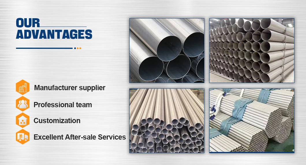 Customized Large Diameter Tube AISI 201 304 310 316 Seamless Welded Stainless Steel Pipe/Tube