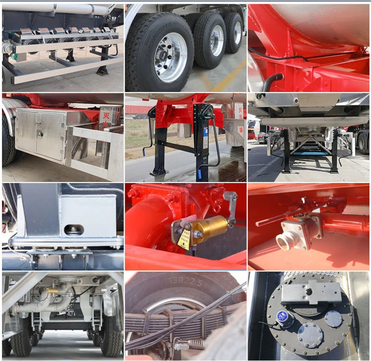 45000 Liters Fuel Tanker Trailer Price Fuel Tank Trailer for Sale