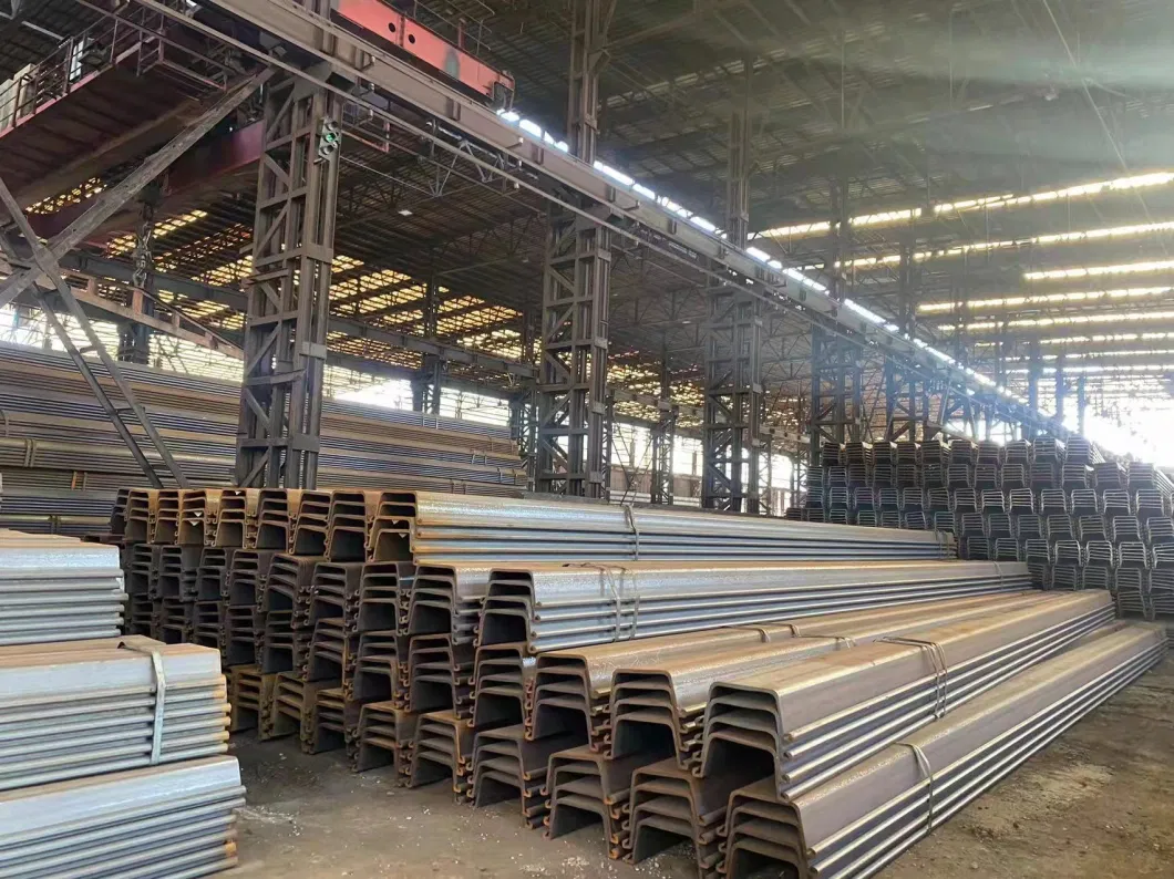 High Quality Factory Supply Steel Sheet Pile/Z Steel Sheet Pile/Sksp-II U-Shaped Steel Sheet Pile/Sksp-II U-Steel Sheet Pile/Steel Pipe Pile