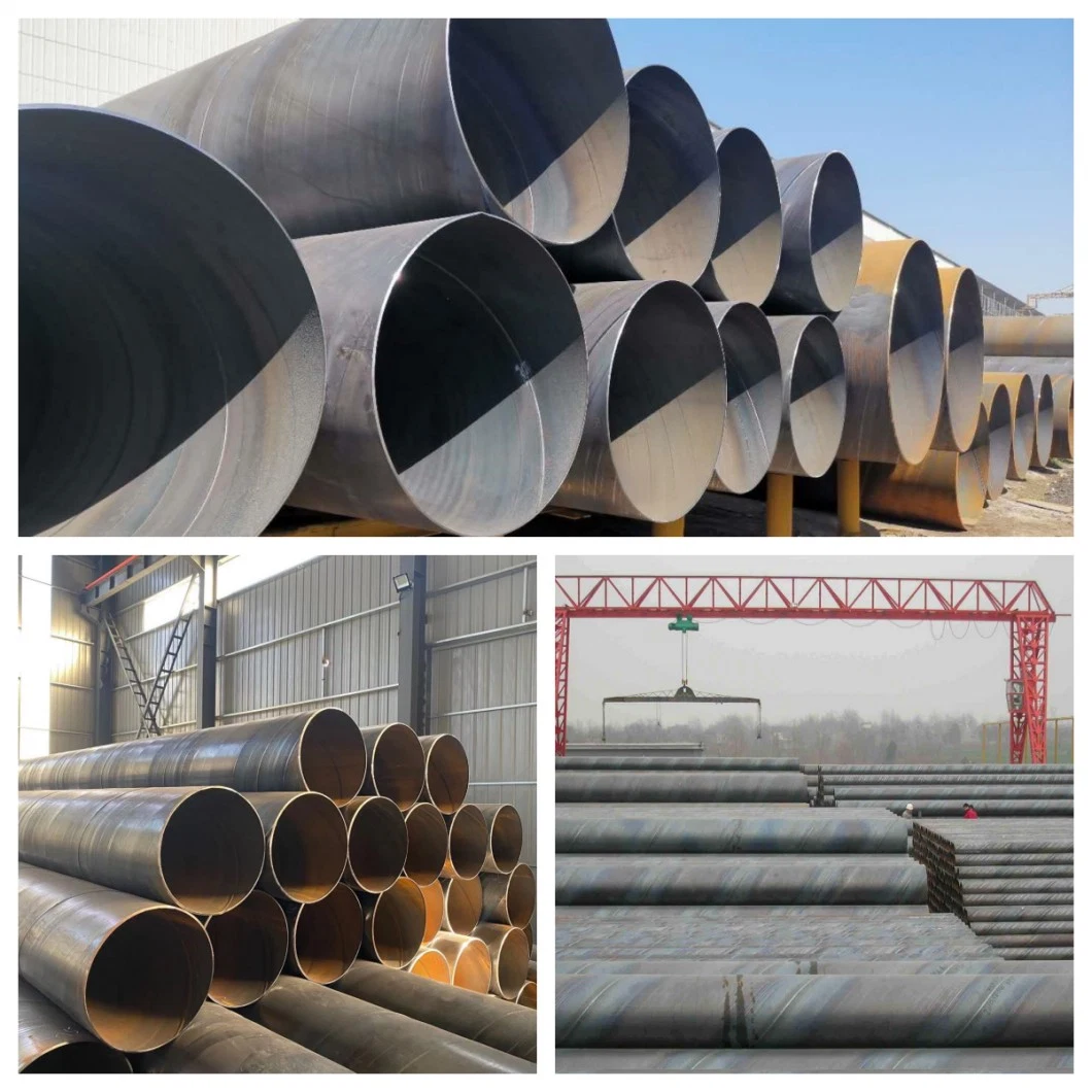 High Quality ASTM A252 API 5L Carbon Steel Pipe Seamless Steel Pipe Large Diameter SSAW Spiral Welded Steel Pipe