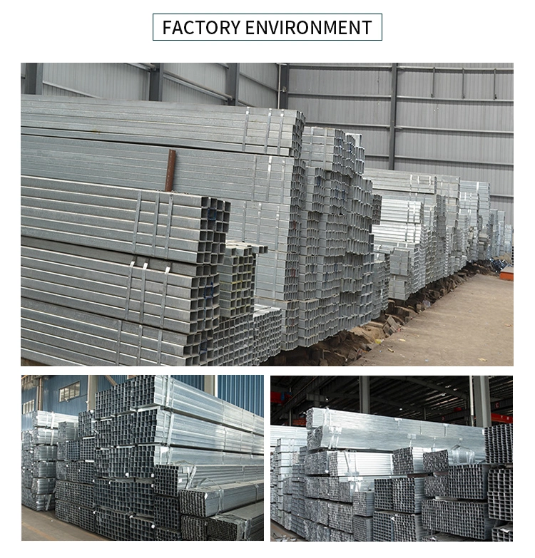 Structural Components Steel Rectangular Tubing / Galvanized Rectangular Steel Pipe / 2X3 Inch Rectangle ERW HDG Tube