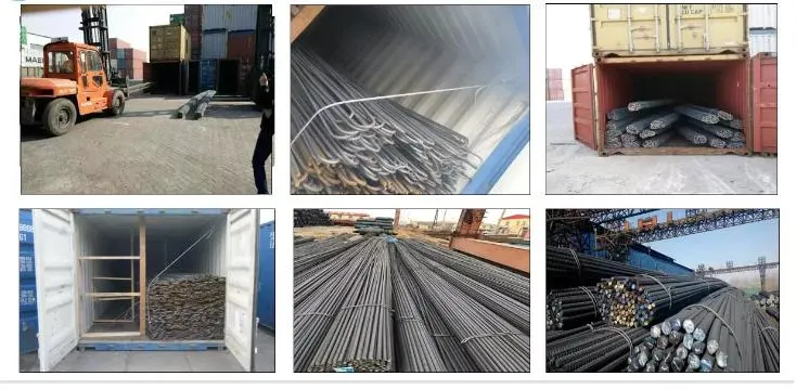 Grade 60 Ss400 S355 HRB335 HRB400 HRB500 Iron Deformed Steel Bar Rod Hot Rolled Steel Rebar for Building Construction