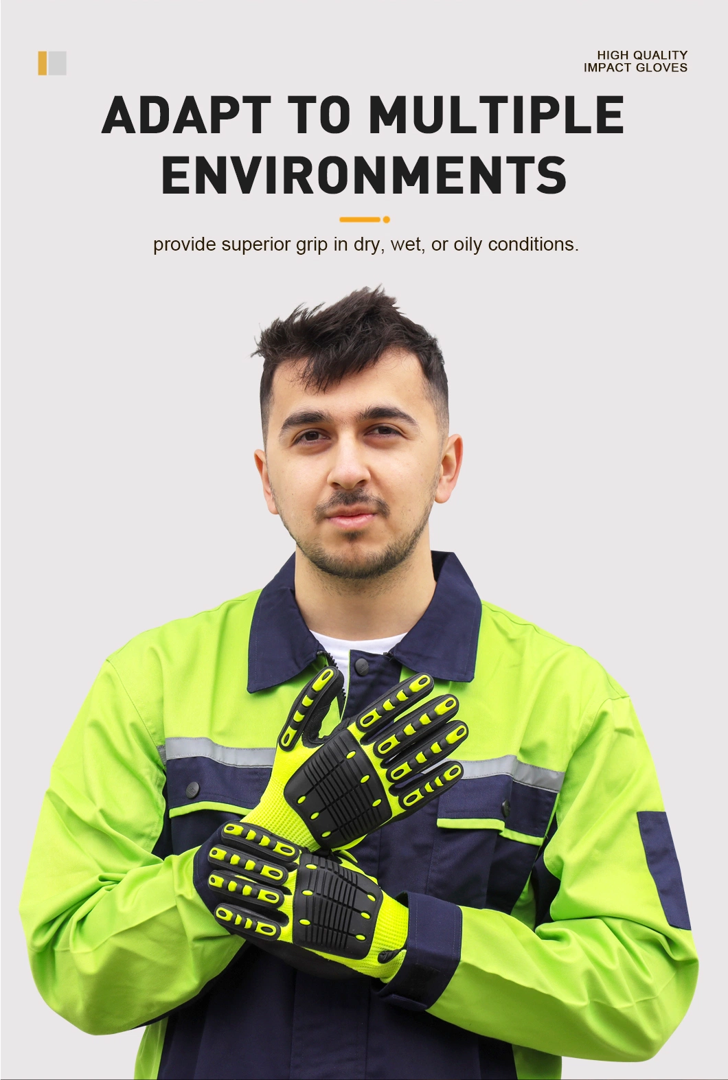 Industrial Seamless Mechanic Work Safety Labor Working Cut Resistant Protective Latex Nitrile Hand Glove