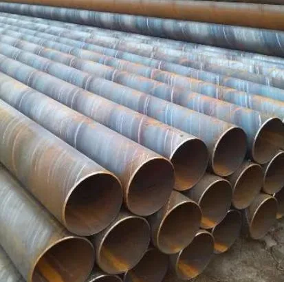 Large Diameter SSAW LSAW API 5L Gr. B X42/52/60 Psl2 3PE Anti-Corrosion Spiral Welded Steel Pipes for Water Oil Gas Transportation