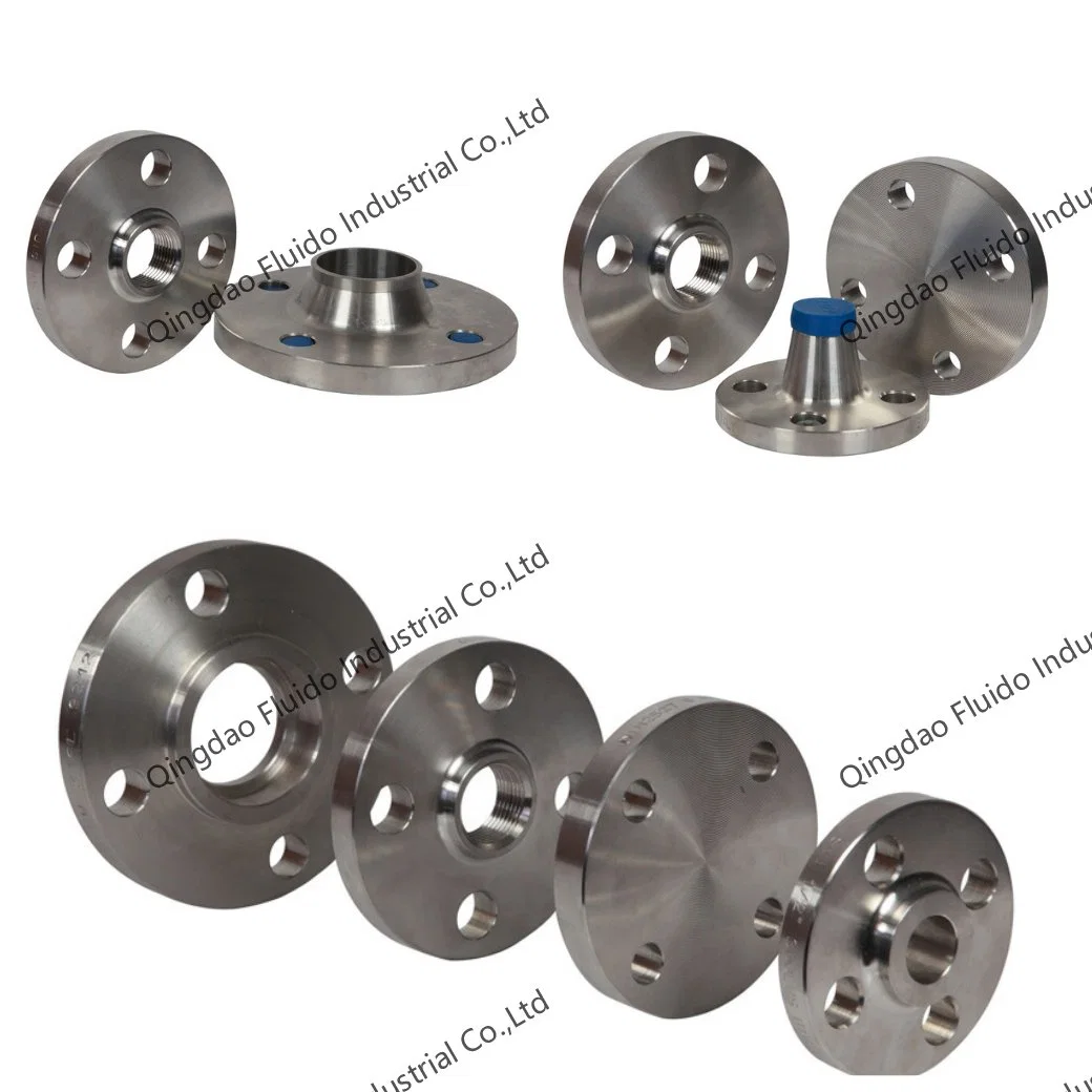 Customized Forged Carbon Steel Stainless Steel Plate Flat Standard ASME Weld Neck Flange