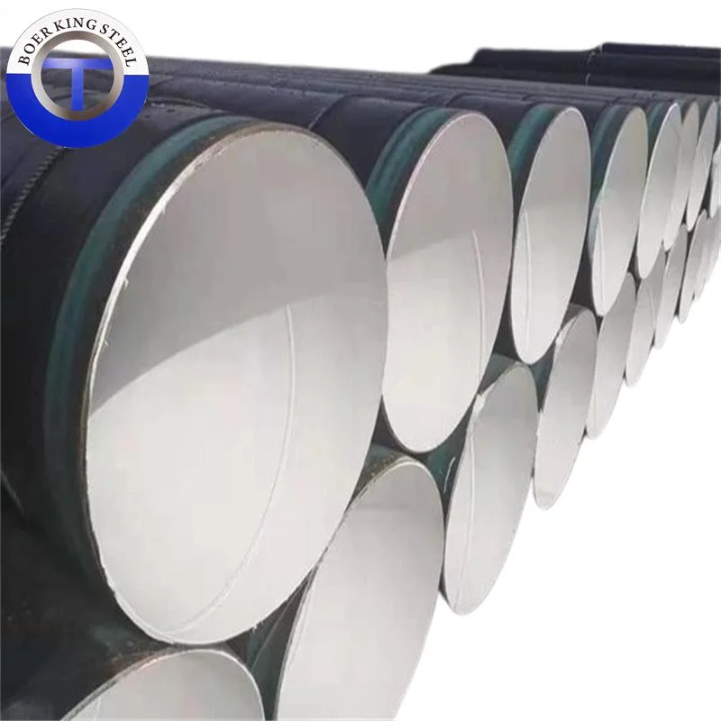 Fbe 2PE 3PE Anti-Corrosion Carbon Spiral Steel Pipe Internal and External Coating Spiral Anti-Corrosion Tube