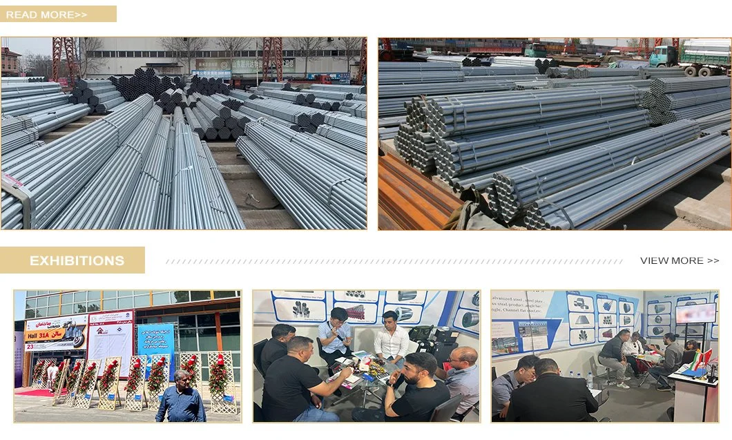 ASTM Schedule 40 A106 A36 A53 Q195 Q235 Welded Gi Galvanized Steel Pipe