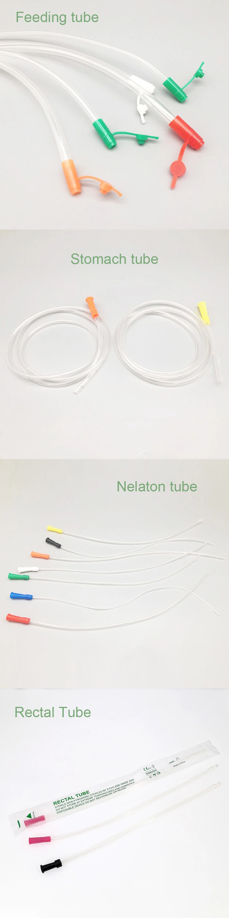 Nelaton Stomach Feeding Rectal Blood Line Extension Endotracheal Tracheotomy Endobronchial Injectable Endotracheal Oxygen Nasal Connection Drainage Tube