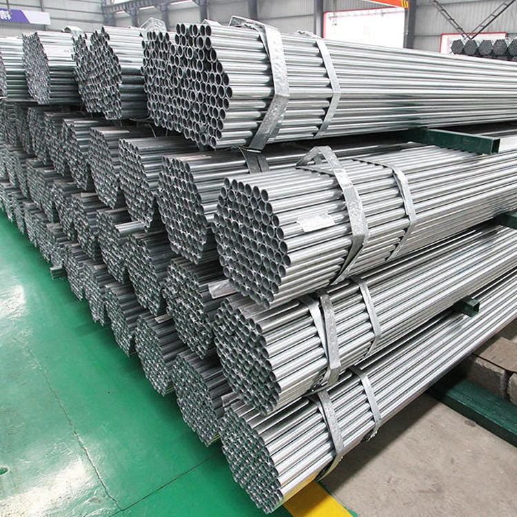 Hot Dipped Zinc Seamless Iron Pipe Ewr Galvanized Steel Tube