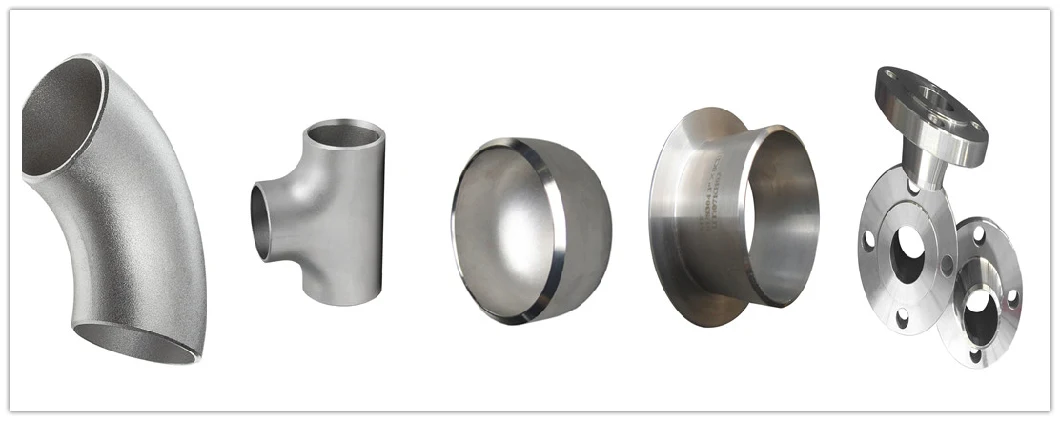 B16.9 En10253 304 Butt Weld Ss SUS304 SUS316 Super Duplex 2205 Uns31803 Seamless Welding Cap Reducer Bend Pipe Fitting Tee Elbow Stainless Steel Pipe Fittings