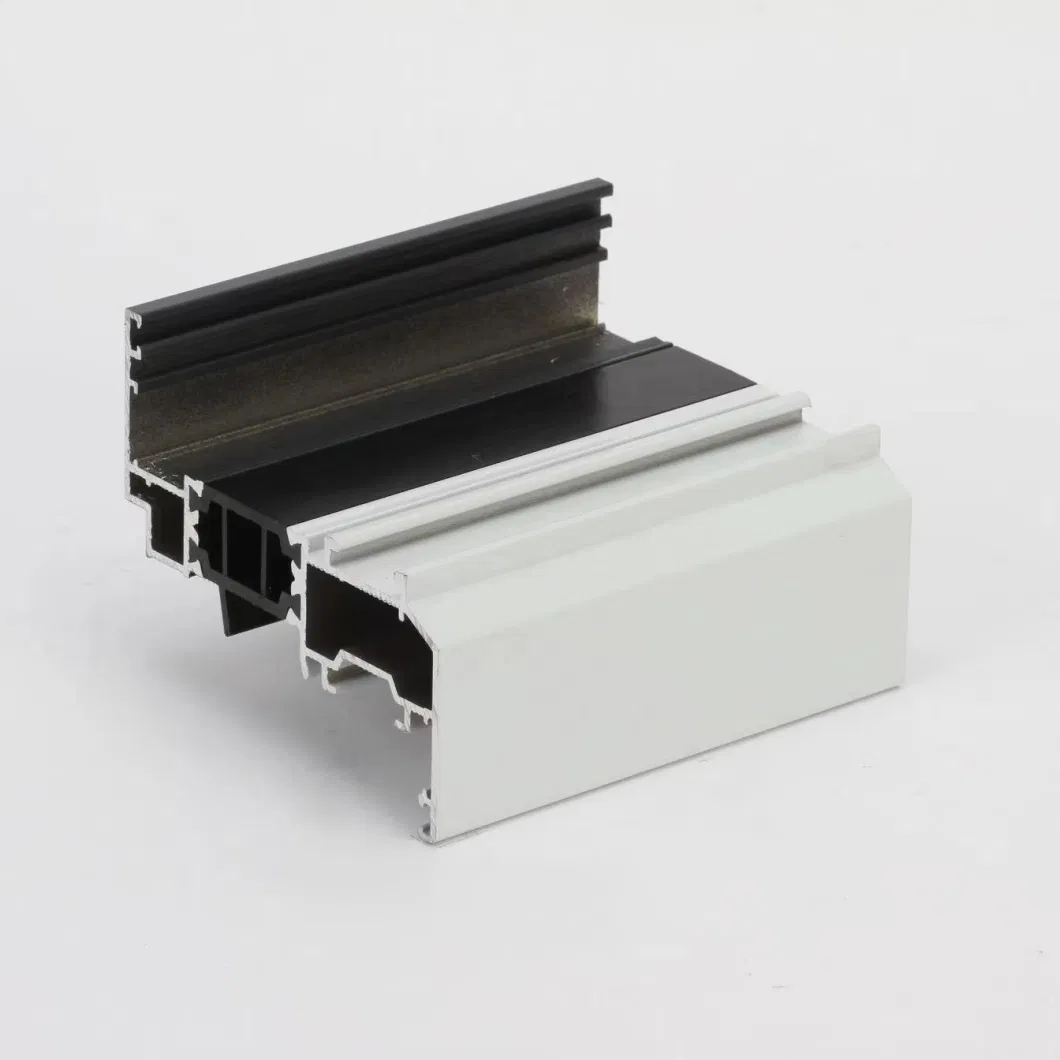 Custom 6063 T5 Aluminium Extrusion Hollow Aluminum Profile for Windows Frame