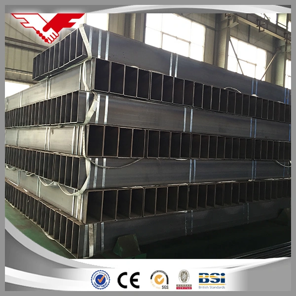 Mild Steel Cold Formed En10219 S235jr S275jr 355jr 355joh 355j2h Black or Galvanized Rectangular Steel Tube Profile/ Square Steel Tube Profile for Building