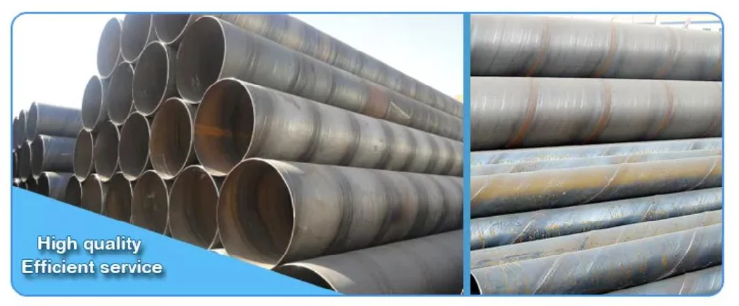 Q235A Q235B Q345A Q345b Spiral Welded Pipe Sy/T5037-2000 API5l 5CT ERW Spiral Welded Tube with Large Diameter