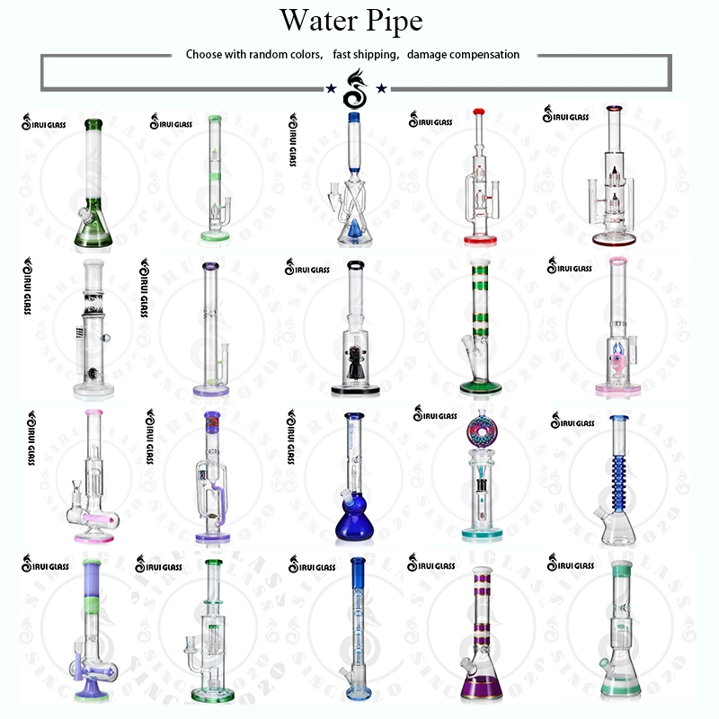 Glass China Wholesale Water Pipe Hookah Lady Flower Themed Design Hand Blown Smoking Pipe Hand Pipe with Herb Tobacco Pipe