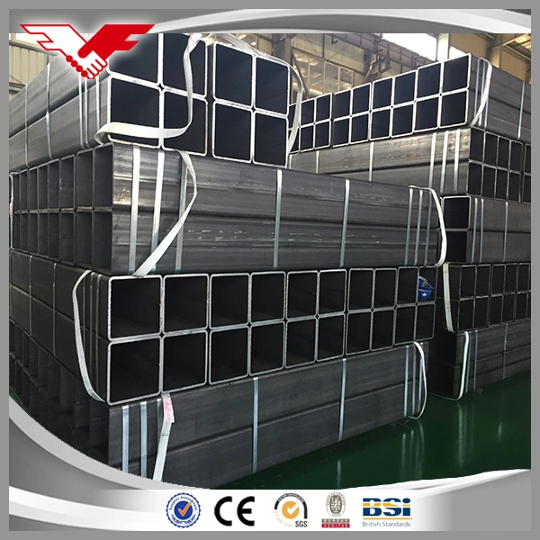 Mild Steel Cold Formed En10219 S235jr S275jr 355jr 355joh 355j2h Black or Galvanized Rectangular Steel Tube Profile/ Square Steel Tube Profile for Building