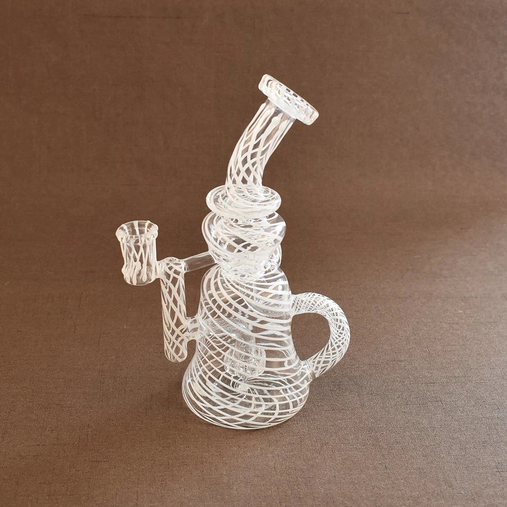 Lady Diamond Beads Glass One Hitter Pipe