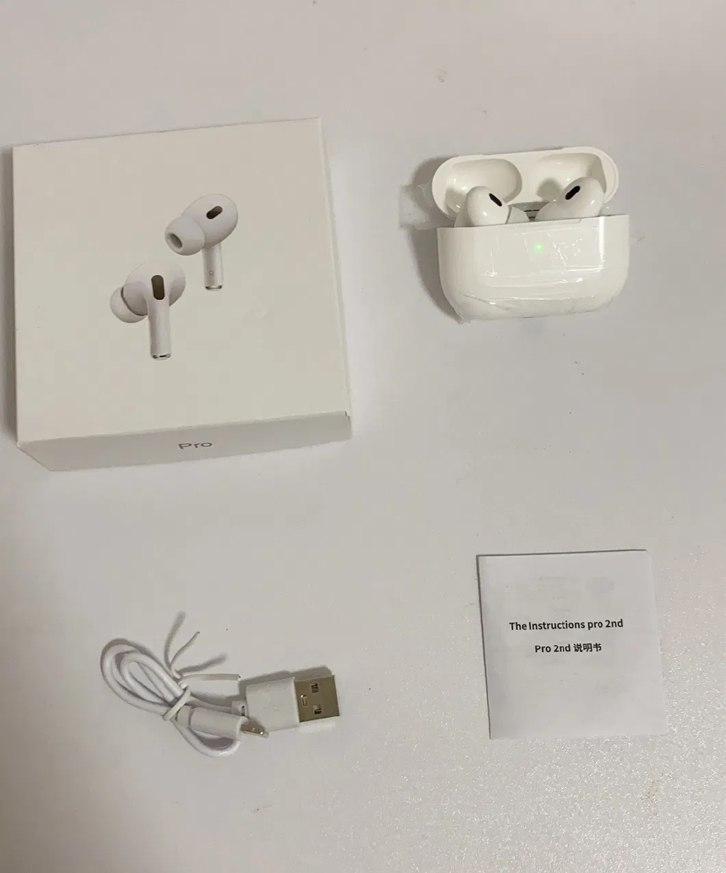 Factory Original 1: 1 Good Quality Anc Noise Reduction Cancellation Wireless Earphone Air 2 3 4 Pods PRO Max Bluetooth Earbuds Headphone