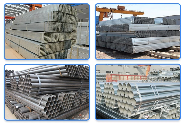 Sghc Z18 Coated Zinc Steel Pipe Galvanized Iron Hollow Tube