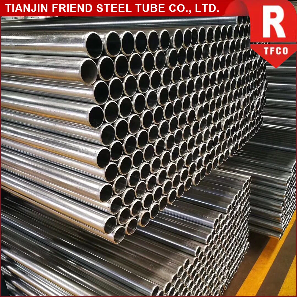 Building Greenhouse Low Carbon Iron Round Welded Hollow Hot-Galvanized Painted Pre-Galvanized ERW Pipe Water Tube Steel Pipe Gi Pipe Galvanized Pipe Steel Tube