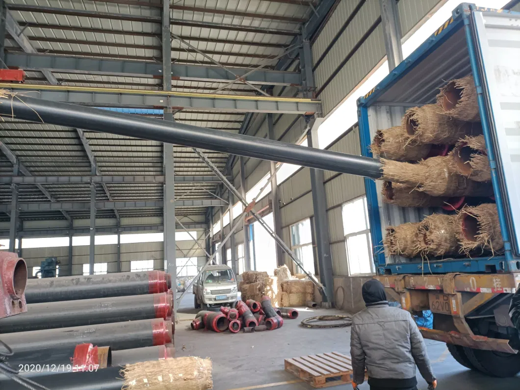 Underground Thermal Insulation Steel Pipe Withpolyurethane Foam and HDPE Jacket for Chilled Water Gas Oil Project