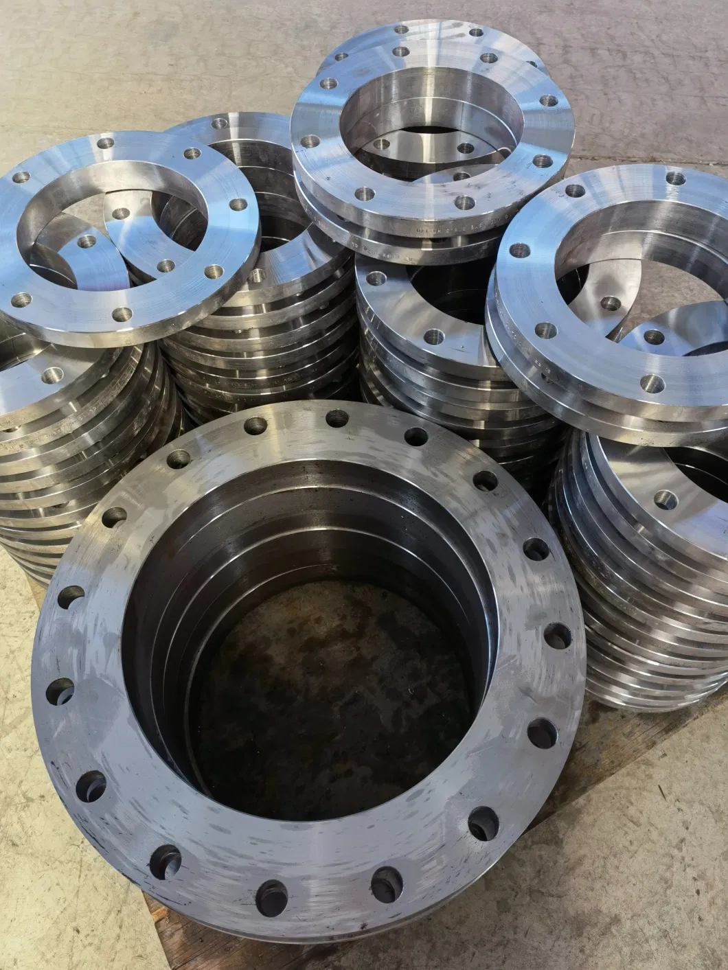 ANSI/DIN/En1092-1 Forged Stainless Steel Socket Weld Slip Plate Pipe Flange