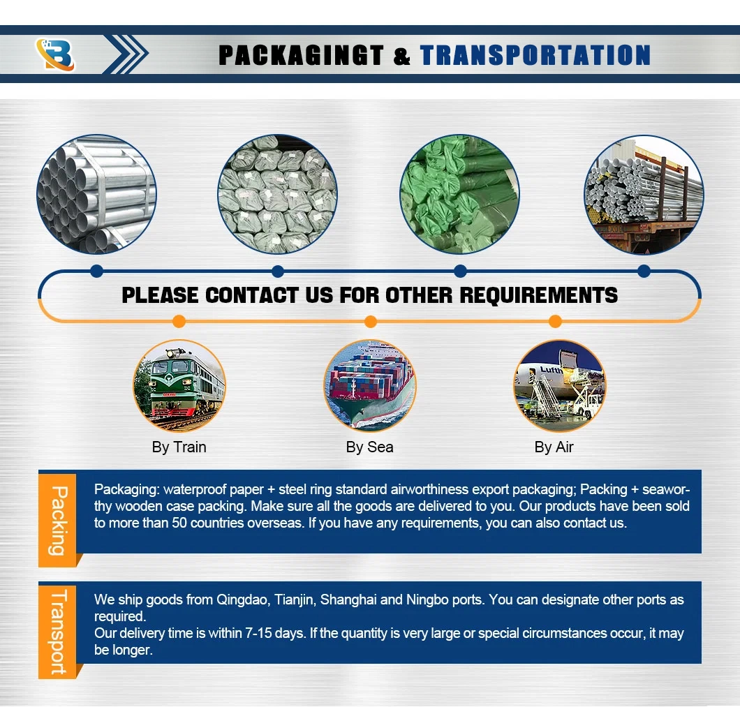 ASTM A53 Gr. B Seamless Galvanized Steel Pipe