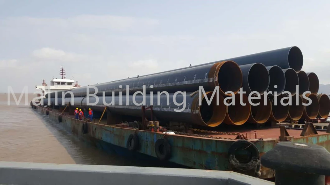 140m Long Wholesale En 10219 LSAW Steel Tube for Harbor Foundation