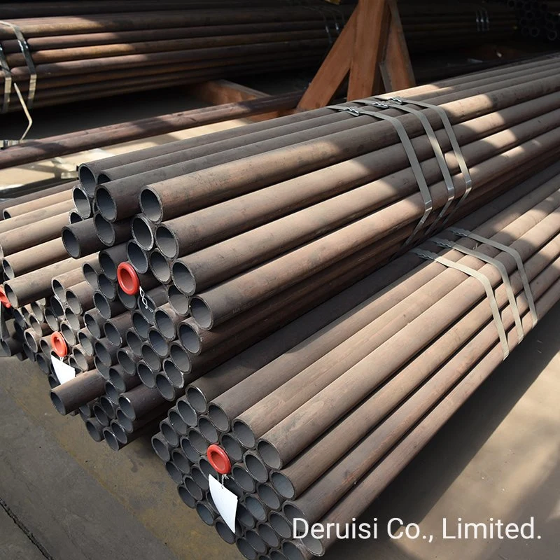 Round Square Rectangular Welded Carbon Steel Pipe Tube ERW SSAW LSAW Seamless ASTM A106/API 5L Gr. B Sch40 Sch80